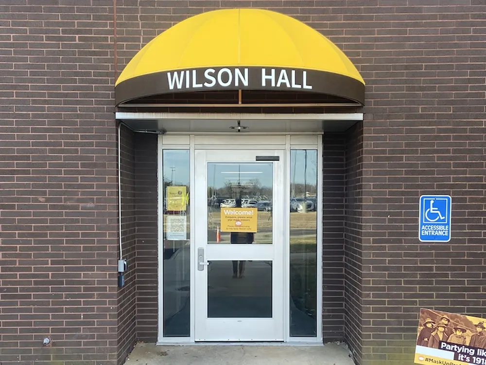 Wilson Awning sign outdoors
