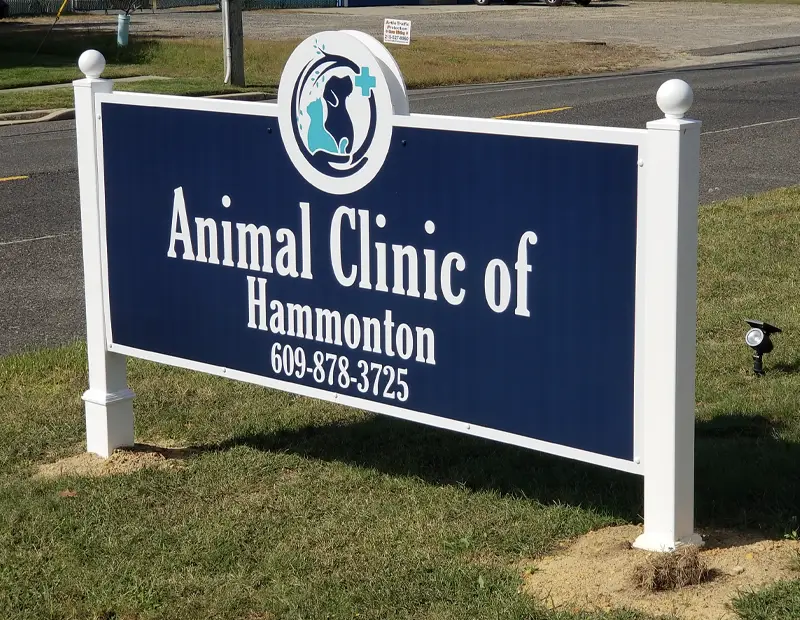 Animal Clinic of Hammonton sign